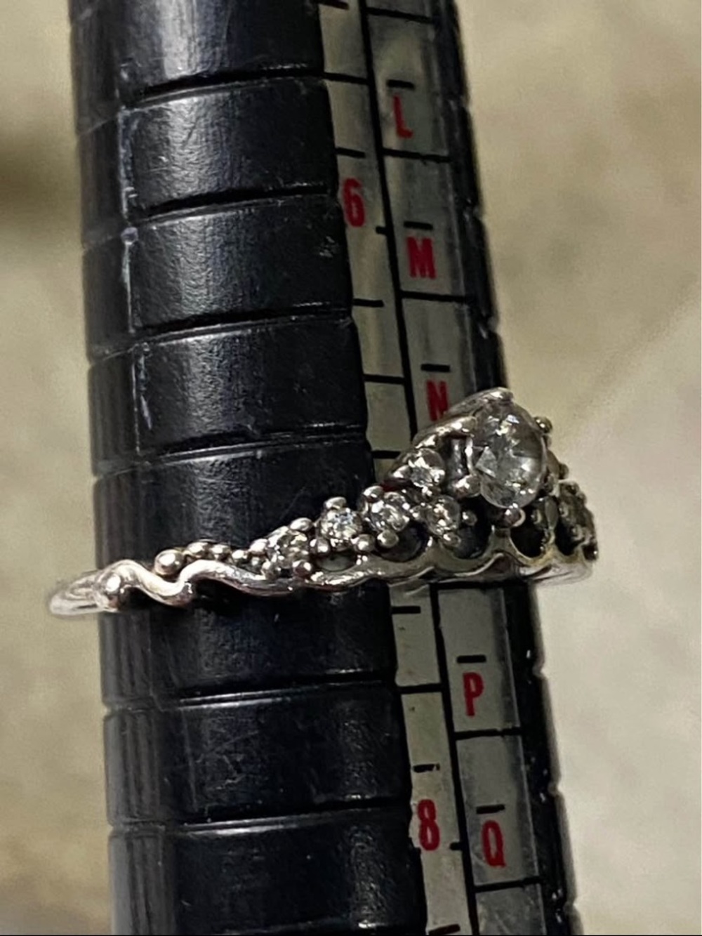 Pandora Fairytale Tiara Ring 925 Sterling Silver size 7 - Picture 4 of 4